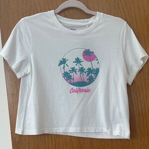 Levi's White California Graphic Kids Tee